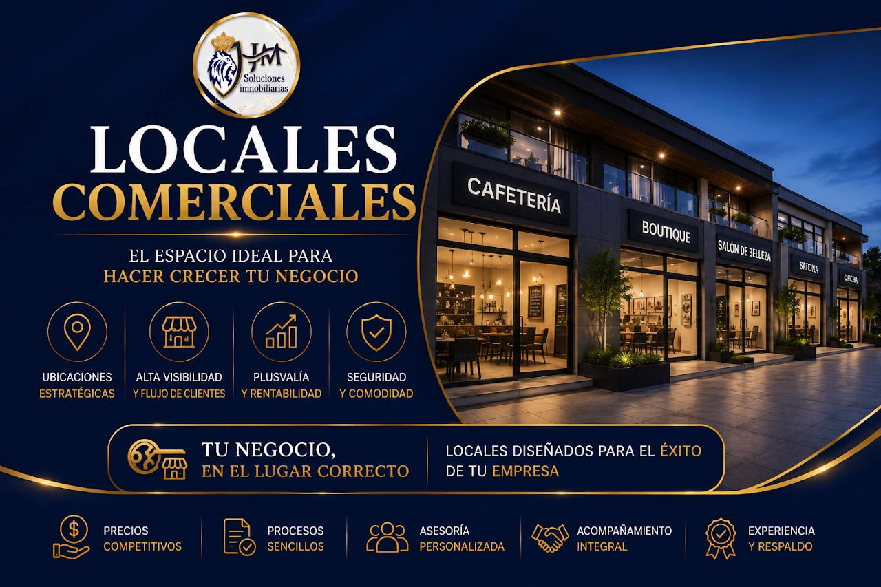 Locales comerciales en zonas de alto tráfico peatonal y vías principales — locales en centro comercial y locales de esquina para emprendimientos y franquicias.
