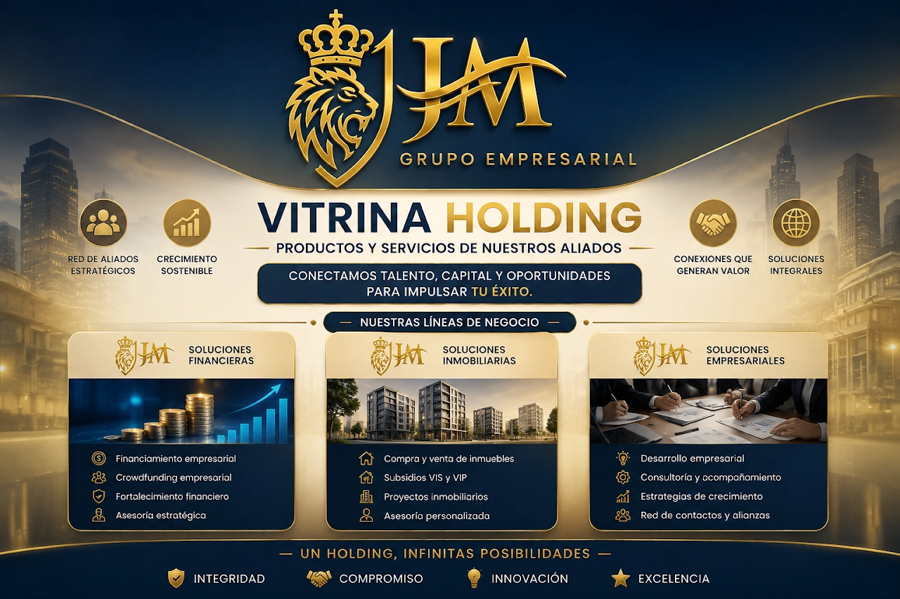 Vitrina Holding JM Grupo Empresarial — Productos y servicios de nuestros aliados